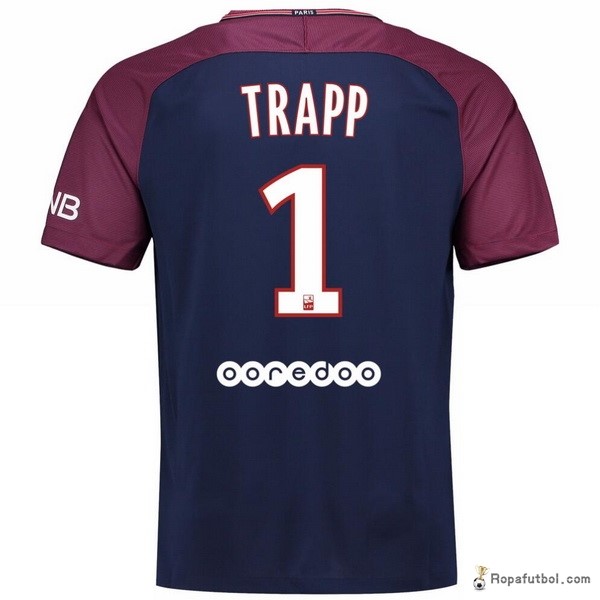 Camiseta Paris Saint Germain Replica Primera Ropa Trapp 2017/18